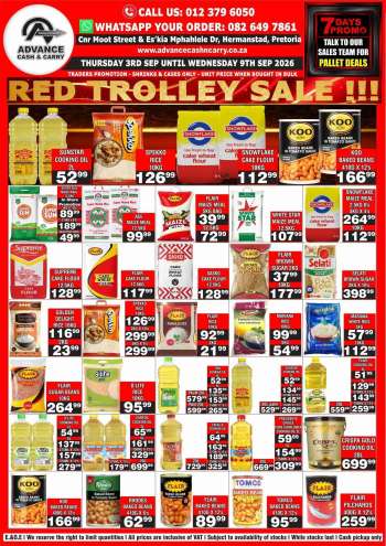 Advance Cash & Carry catalogue  - 03/09/2026 - 09/09/2026.