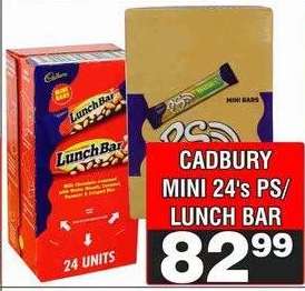 CADBURY MINI 24's PS/ LUNCH BAR
