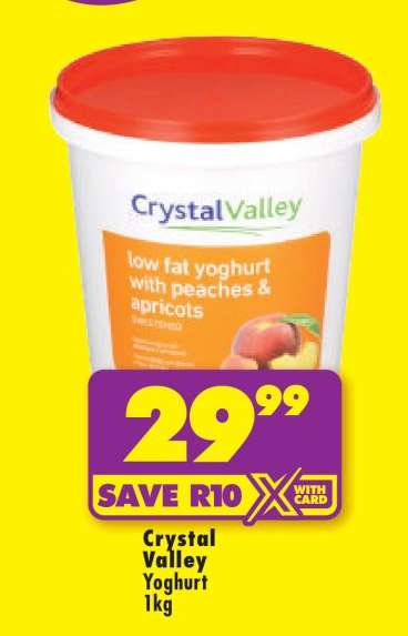 CRYSTAL VALLEY YOGHURT 1kg