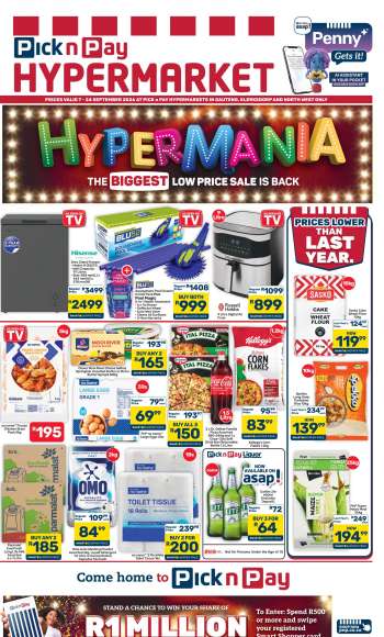 Pick n Pay Hypermarket catalogue  - 07/09/2026 - 24/09/2026.