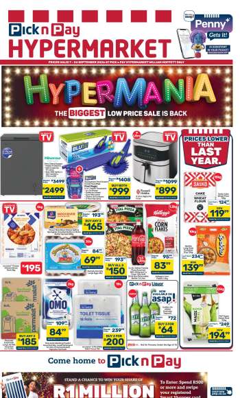 Pick n Pay Hypermarket catalogue  - 07/09/2026 - 24/09/2026.