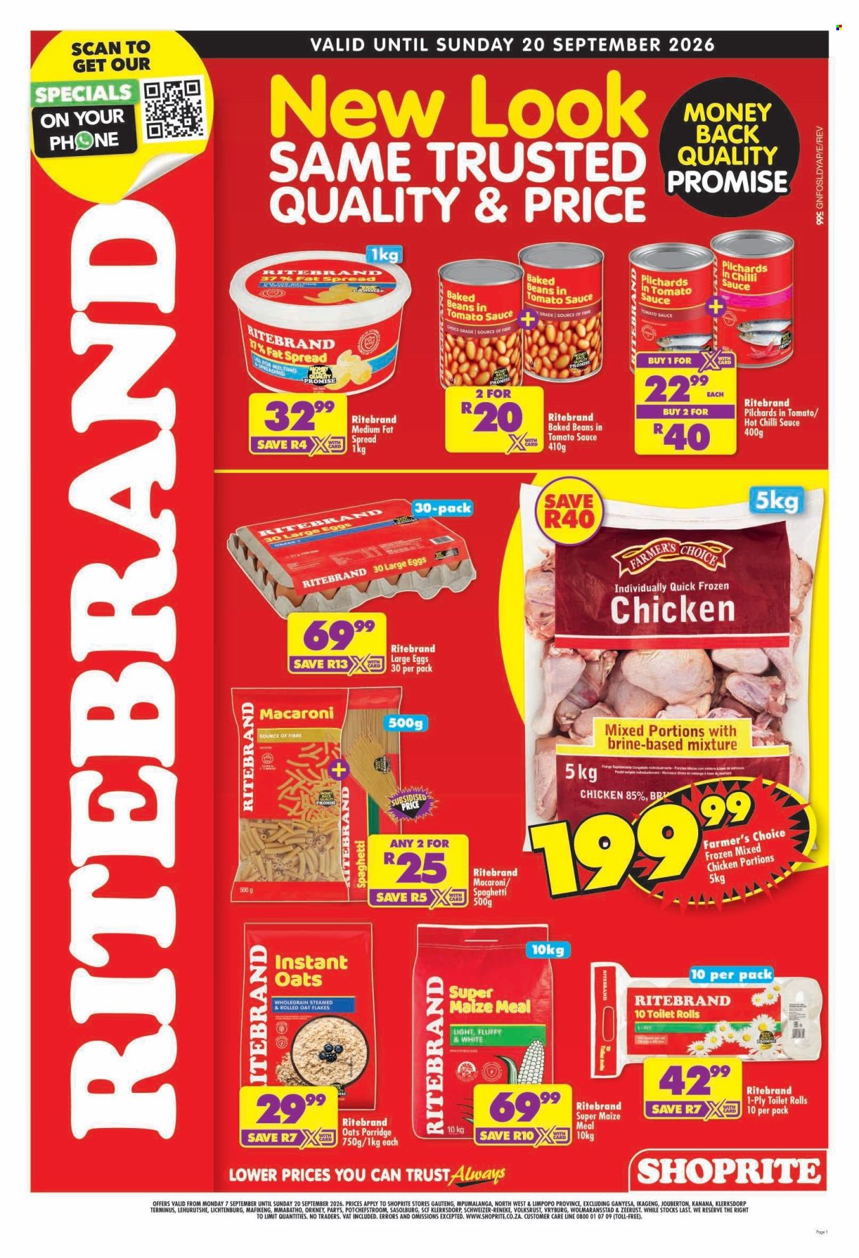 Shoprite specials - 07/09/2026 - 20/09/2026. Page 1