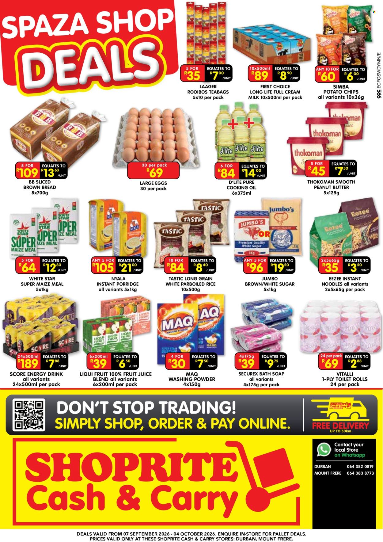 Shoprite specials - 07/09/2026 - 04/10/2026. Page 1