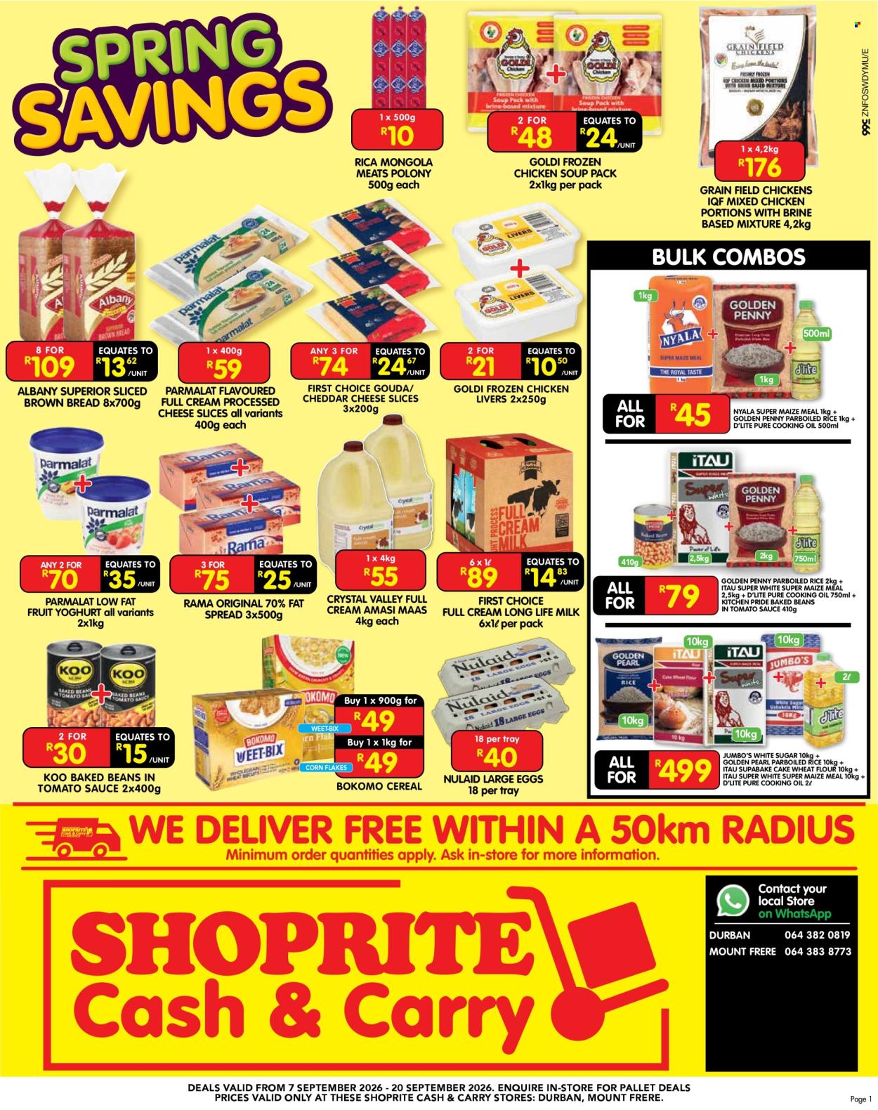 Shoprite specials - 07/09/2026 - 20/09/2026. Page 1