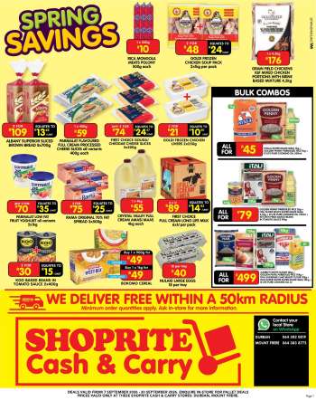 Shoprite catalogue  - 07/09/2026 - 20/09/2026.