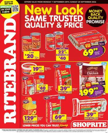 Shoprite catalogue  - 07/09/2026 - 20/09/2026.