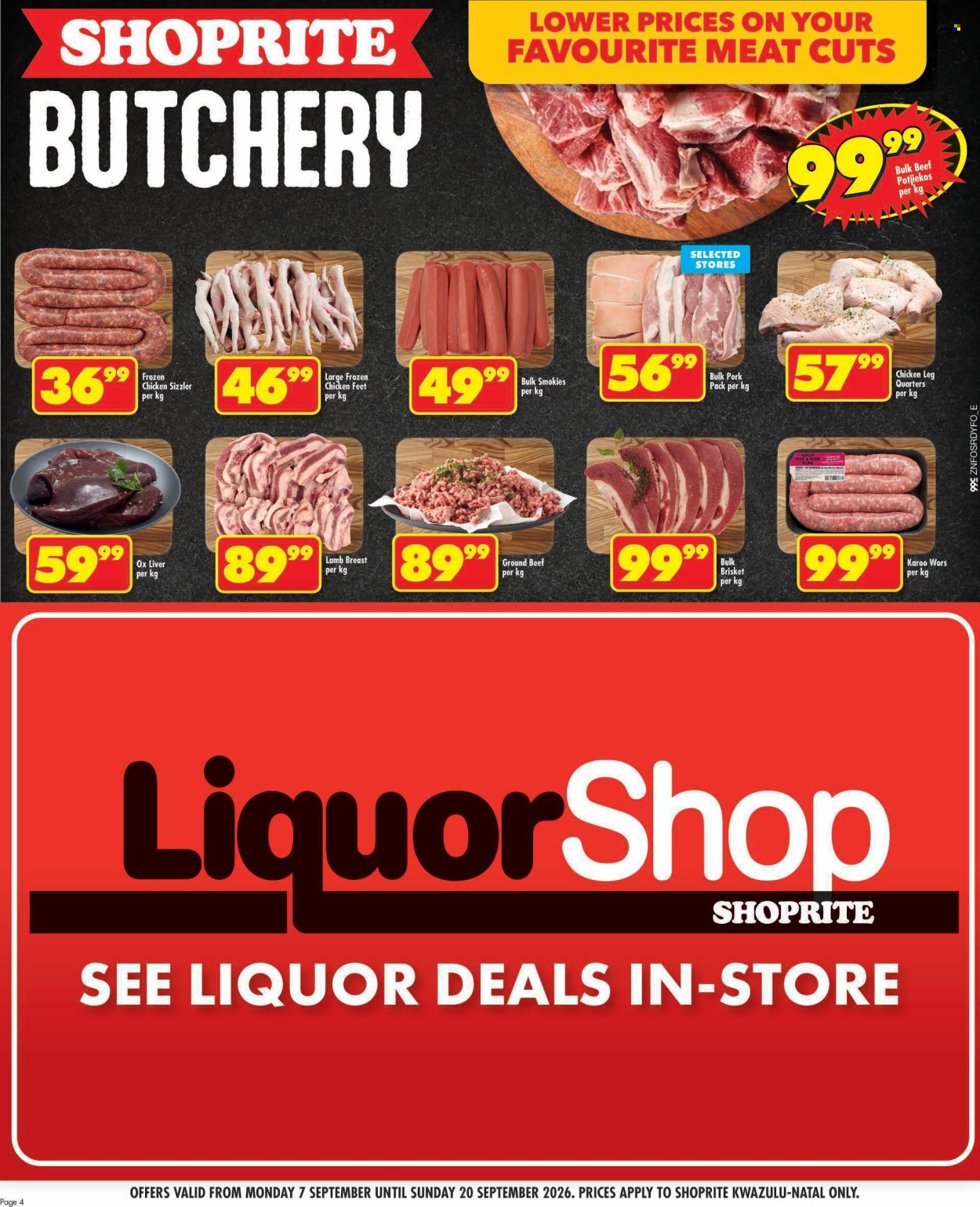 Shoprite specials - 07/09/2026 - 20/09/2026. Page 4