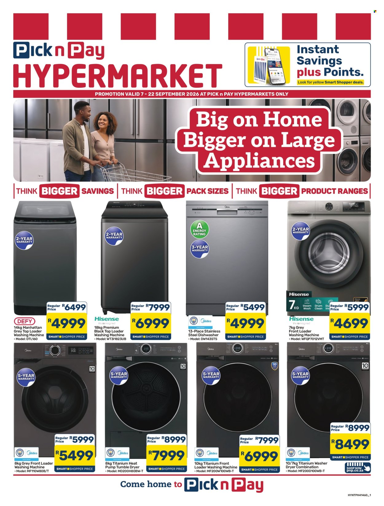 Pick n Pay Hypermarket specials - 07/09/2026 - 22/09/2026. Page 1