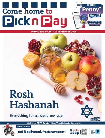 Pick n Pay catalogue  - 07/09/2026 - 22/09/2026.