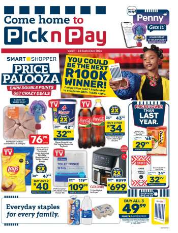 Pick n Pay catalogue  - 07/09/2026 - 24/09/2026.