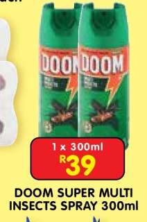 DOOM SUPER MULTI INSECTS SPRAY 300ml