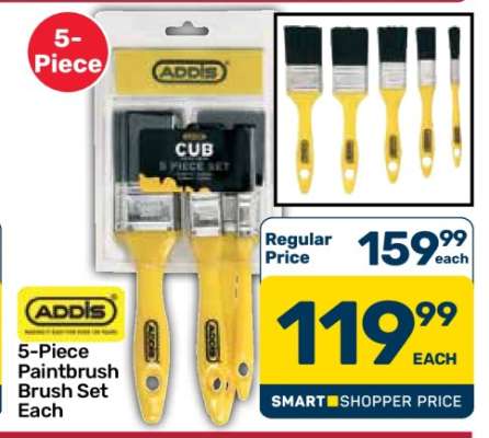 5-Piece Paintbrush Set
