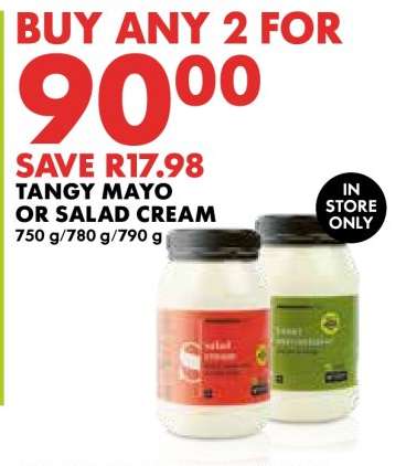 Tangy Mayo or Salad Cream
