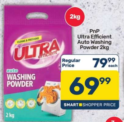 PnP Ultra Efficient Auto Washing Powder 2kg