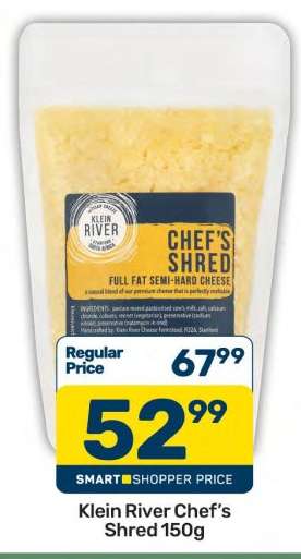 Klein River Chef's Shred 150g