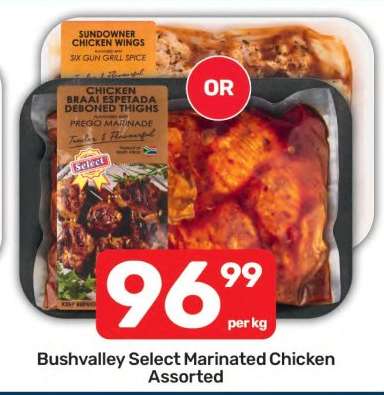 Bushvalley Select Marinated Chicken Assorted