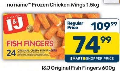 I&J Original Fish Fingers 600g