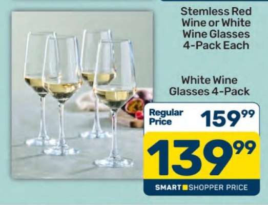White Wine Glasses 4-Pack