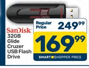 SanDisk 32GB Glide Cruzer USB Flash Drive