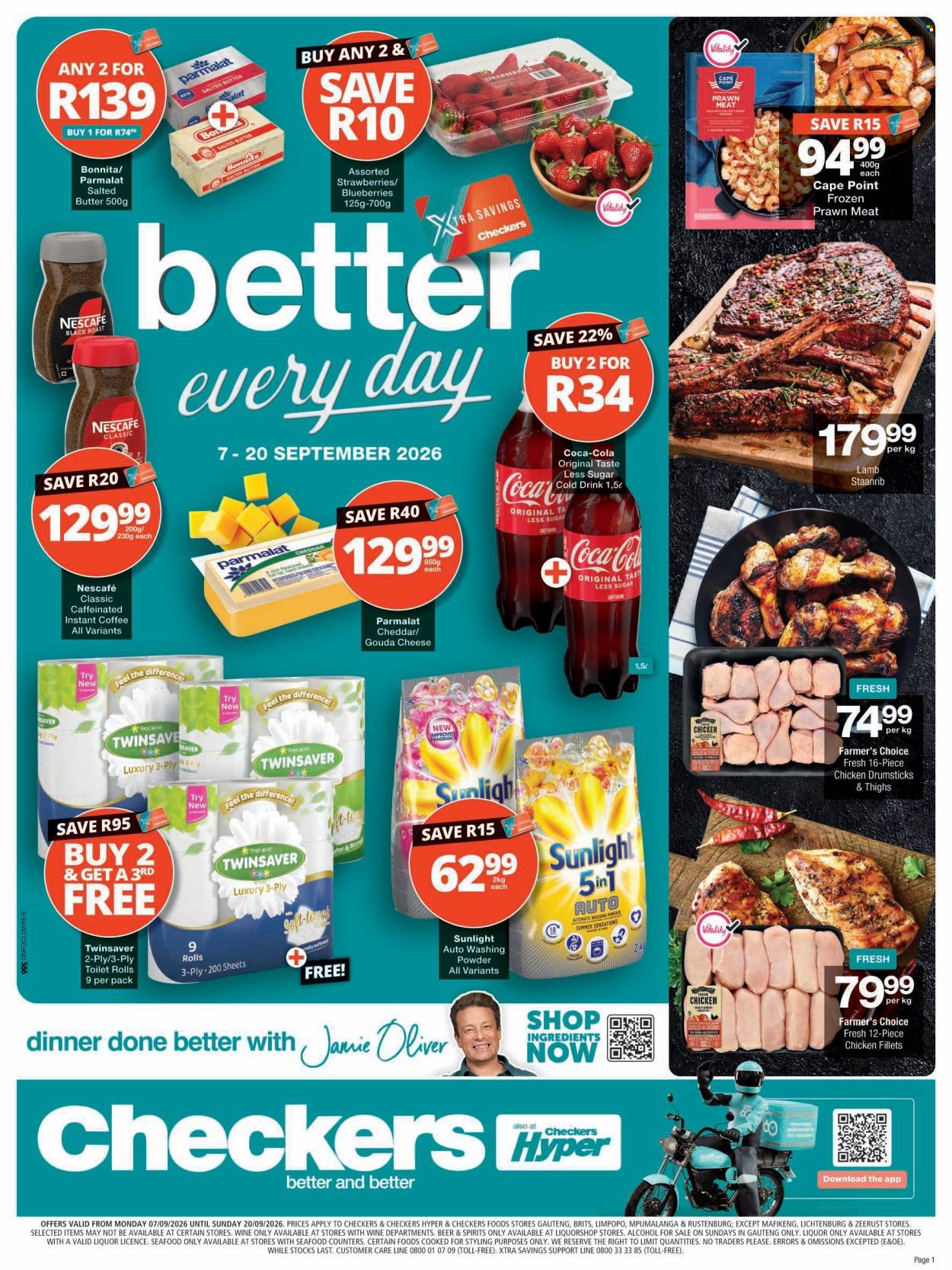 Checkers specials - 07/09/2026 - 20/09/2026. Page 1