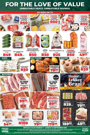 Food Lover's Market catalogue  - 07/09/2026 - 13/09/2026.