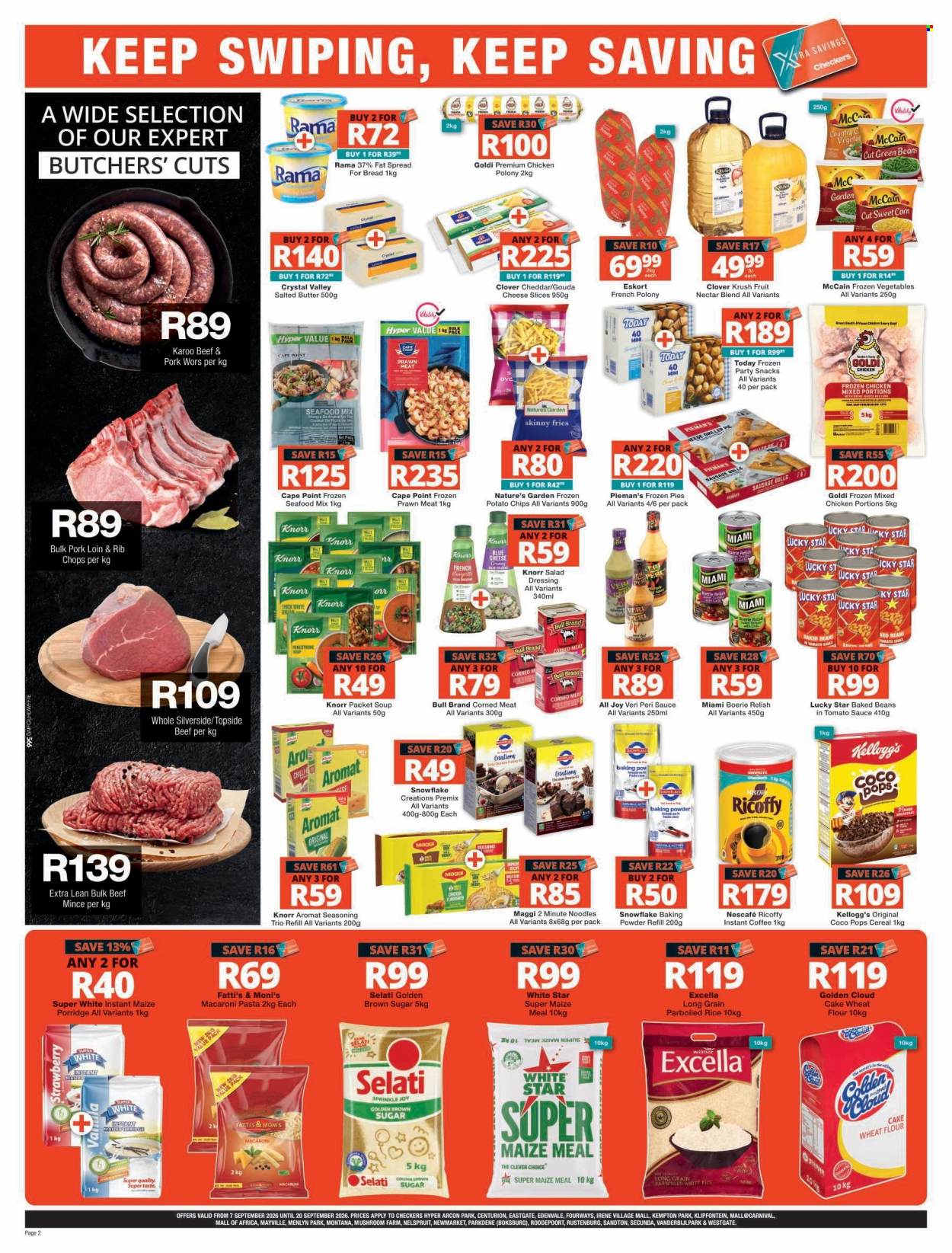 Checkers specials - 07/09/2026 - 20/09/2026. Page 2