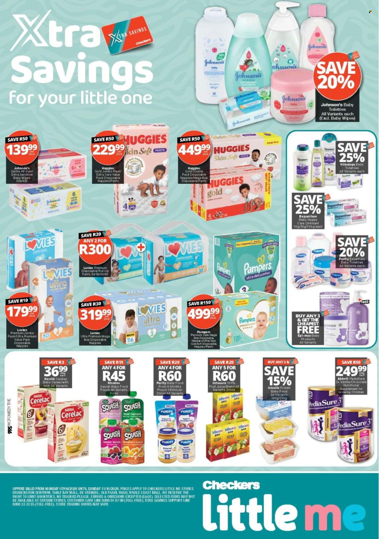 Checkers specials - 07/09/2026 - 11/10/2026. Page 1