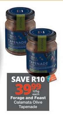 Forage and Feast Calamata Olive Tapenade