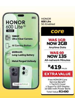 HONOR 600 Lite