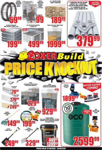 Boxer catalogue  - 07/09/2026 - 20/09/2026.