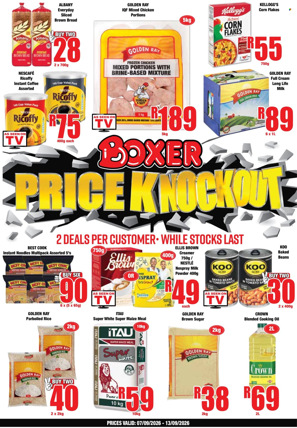 Boxer specials - 07/09/2026 - 13/09/2026. Page 1