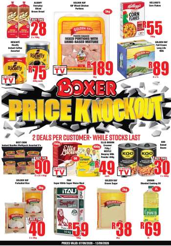 Boxer catalogue  - 07/09/2026 - 13/09/2026.