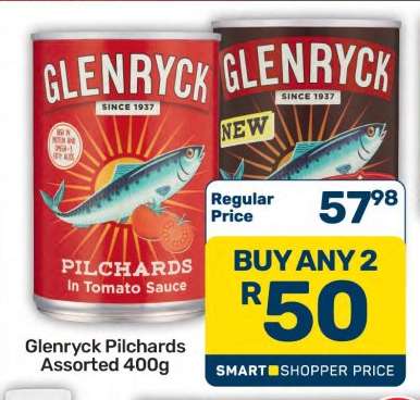 Glenryck Pilchards Assorted 400g