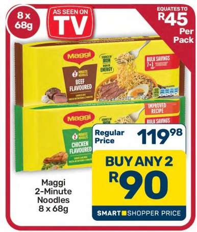 Maggi 2-Minute Noodles 8 x 68g