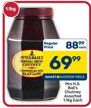 Mrs H.S.Ball's Chutney Assorted