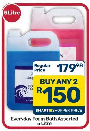 Everyday Foam Bath Assorted 5 Litre