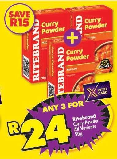 RITEBRAND CURRY POWDER all variants 50g