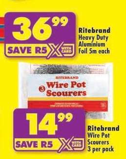 Ritebrand Wire Pot Scourers