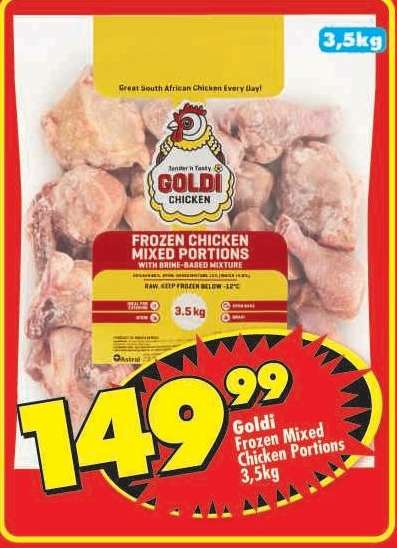 Goldi Frozen Mixed Chicken Portions 3.5kg