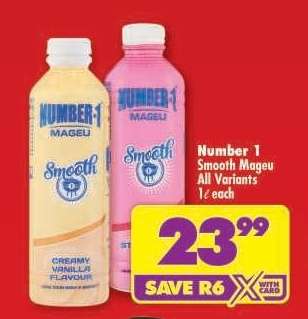 Number 1 Smooth Mageu All Variants