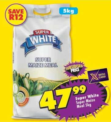 SUPER WHITE SUPER MAIZE MEAL 5kg