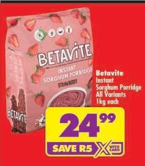BETAVITE INSTANT SORGHUM PORRIDGE