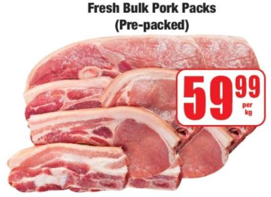Fresh Bulk Pork Packs (Pre-packed)