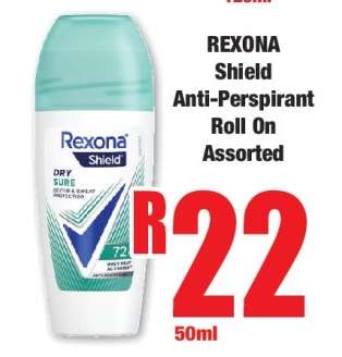 REXONA Shield Anti-Perspirant Roll On Assorted