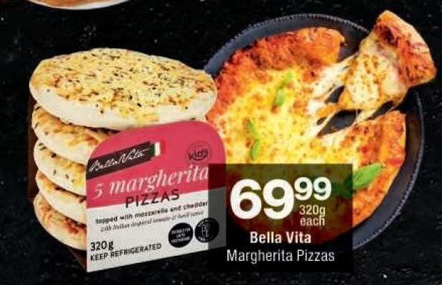Bella Vita Margherita Pizzas