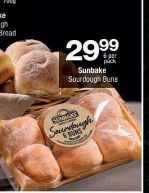 Sunbake Sourdough Buns