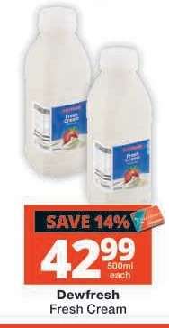 Dewfresh Fresh Cream
