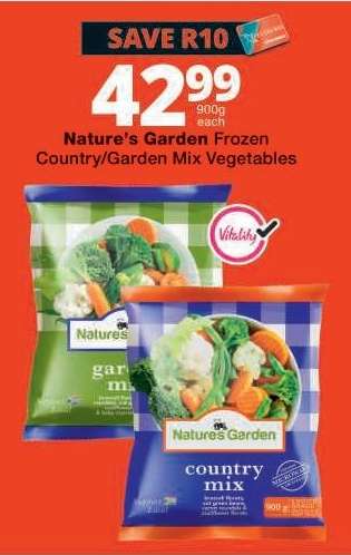 Nature's Garden Frozen Country/Garden Mix Vegetables