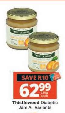 Thistlewood Diabetic Jam All Variants