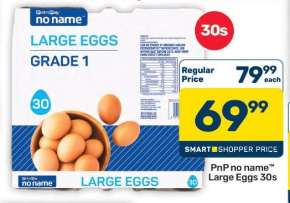 PnP no name™ Large Eggs 30s